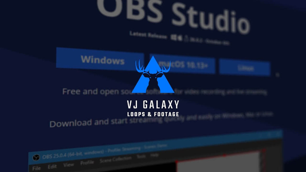 Live-Stream with OBS and Resolume VJ Software