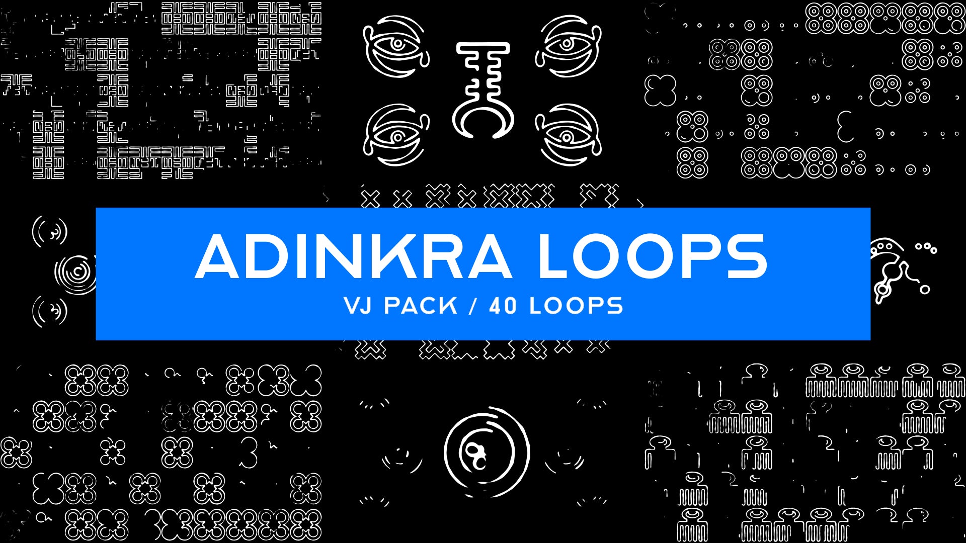 Adinkra Loops / African-themed and Tribal VJ Loops