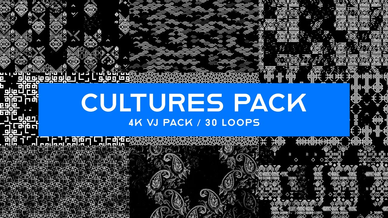 Cultures Pack / Patterns VJ Loops Pack