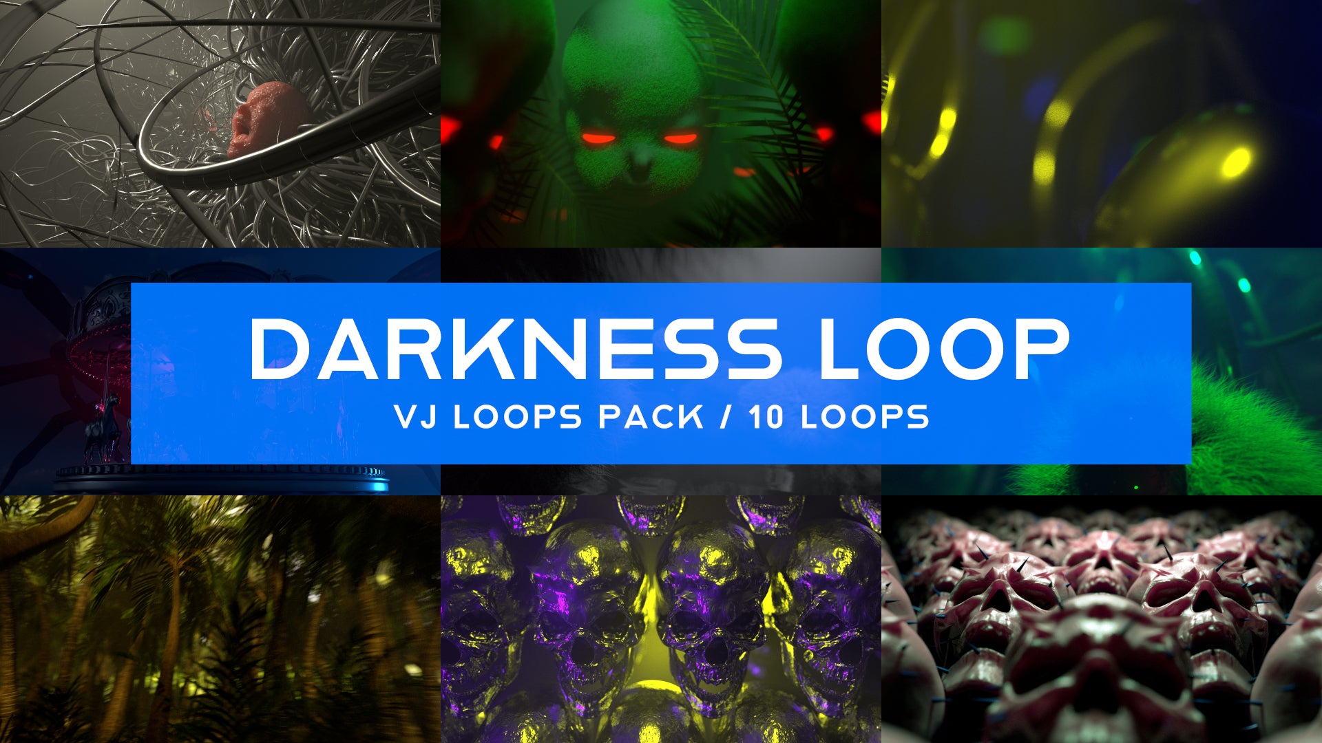 Darkness Loop / Halloween VJ Loops Pack