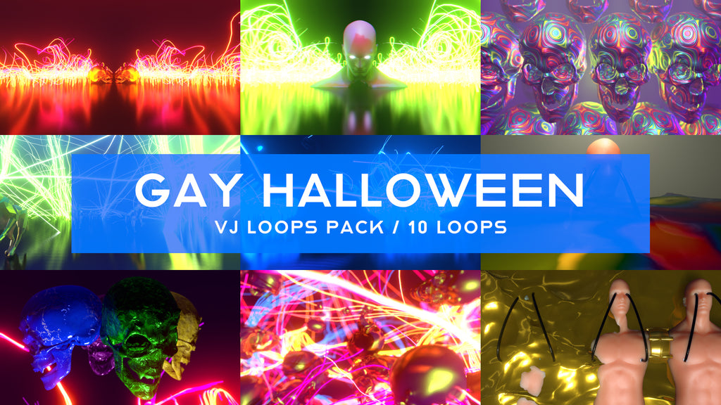 Gay Halloween / Halloween VJ Loops Pack