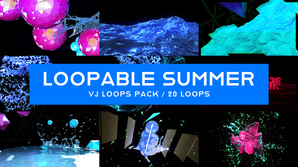 Summer-Themed VJ Loops Pack