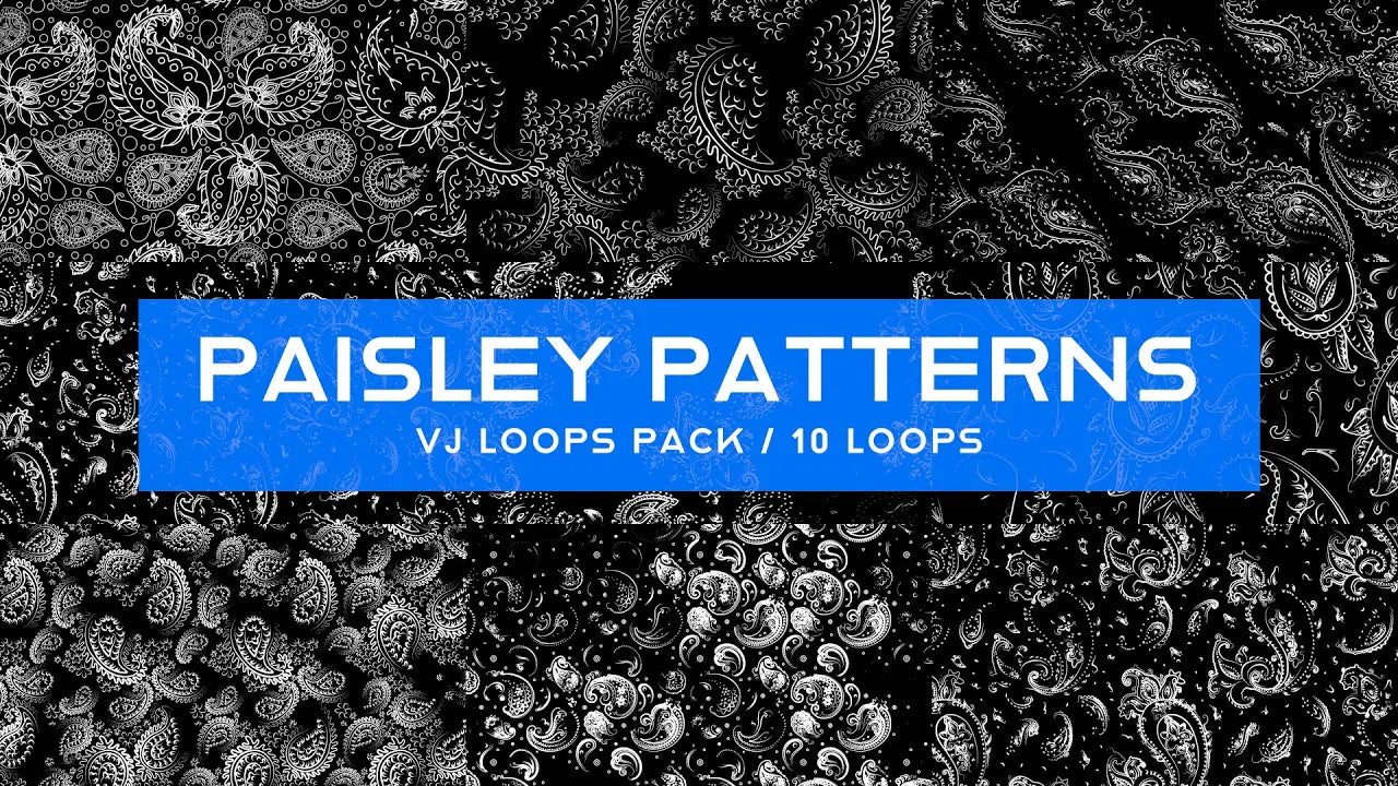 Paisley Patterns VJ Loops Pack