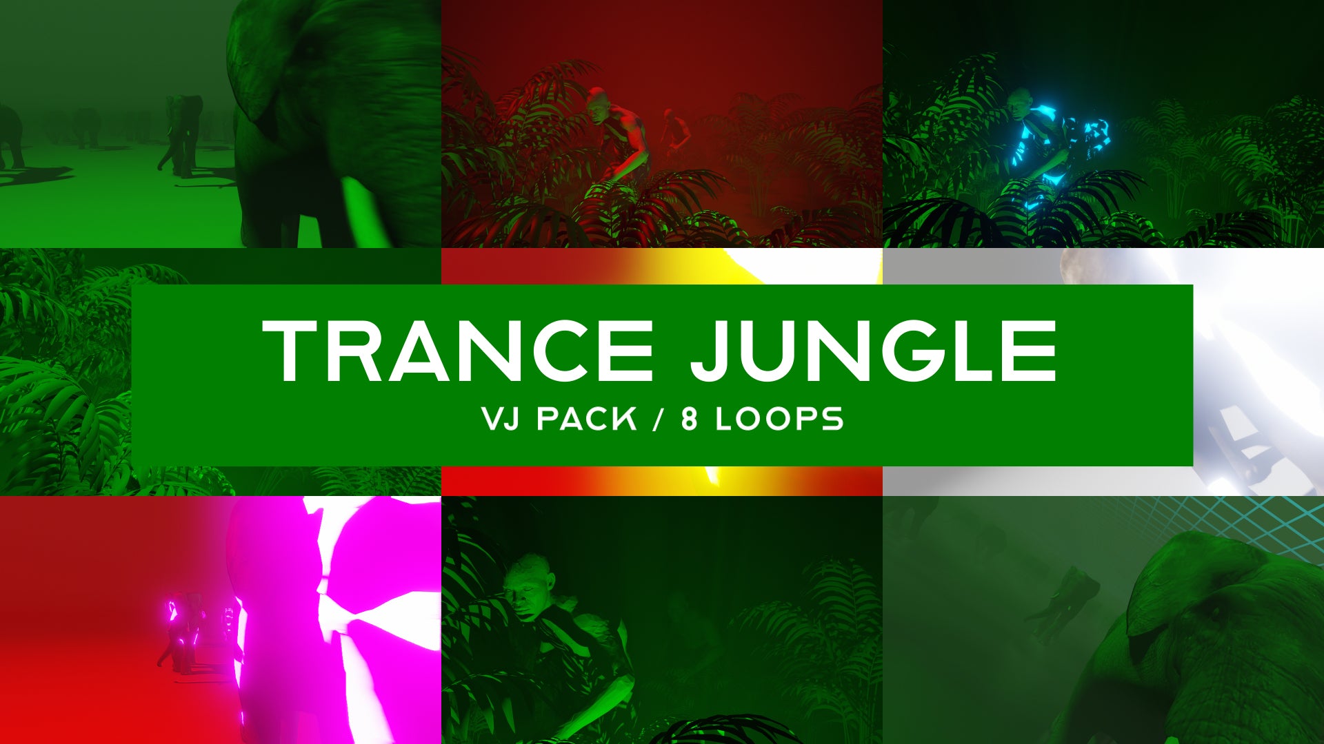 Trance Jungle Tribalistic VJ Loops