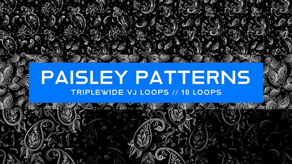 Triplewide Paisley Patterns Visuals