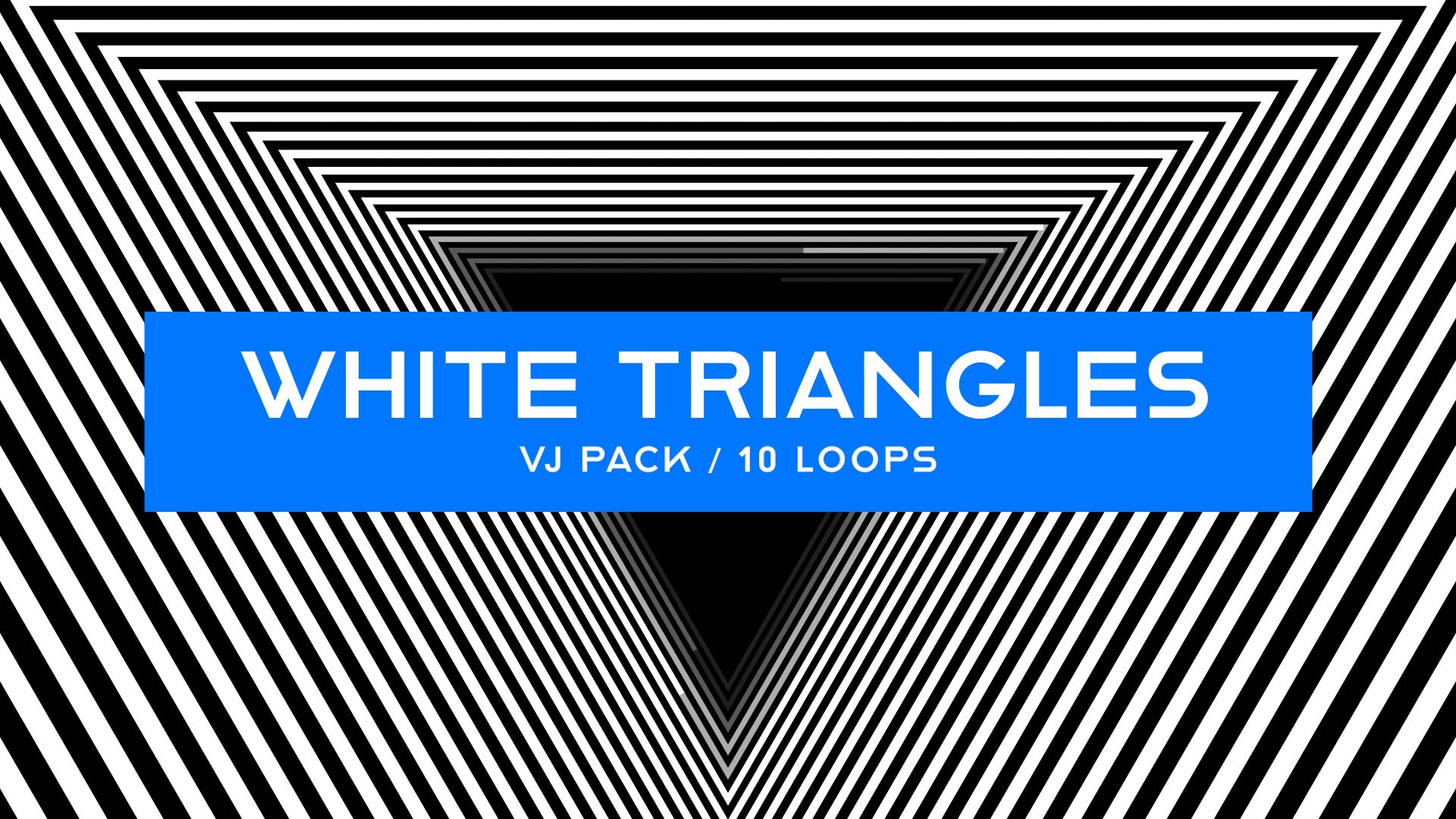 White Triangles VJ Loops