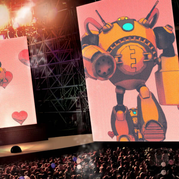 Japan Love Robot VJ Loops Pack