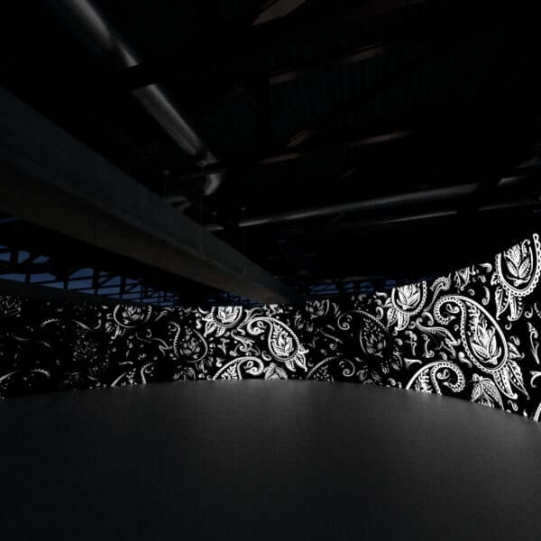 Triplewide Paisley VJ Loop