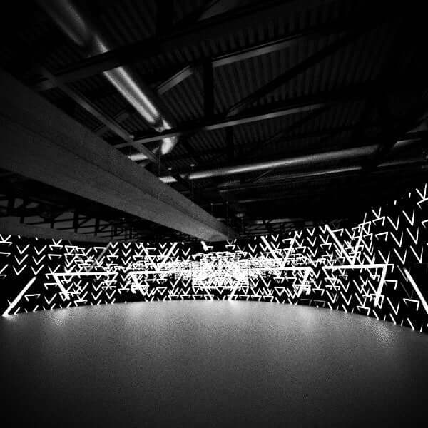 Triplewide White Shapes VJ Loops Pack