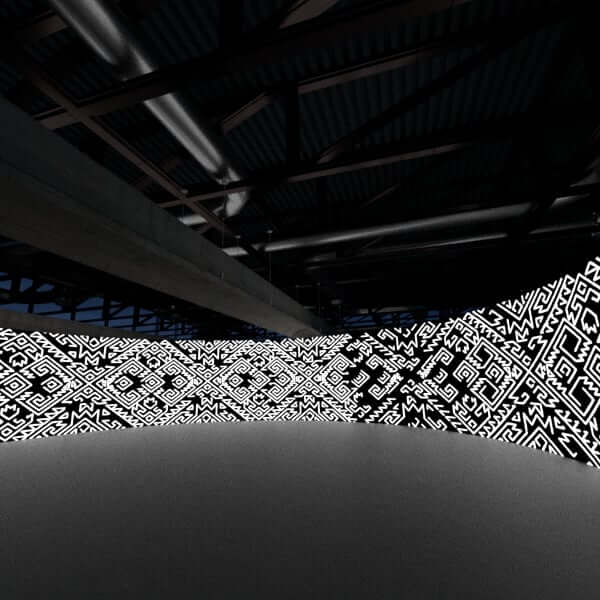 Triplewide Native Pattern VJ Loop